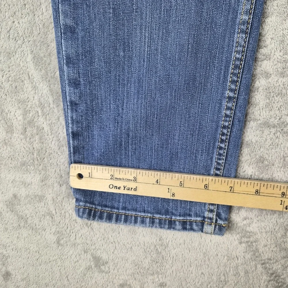 Levis 511 Jeans Mens 34x29 Blue Denim Slim Fit Medium Wash Stretch Whiskered